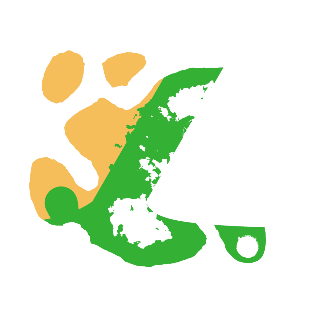 Biome Rust Map: Barren, Size: 2500, Seed: 50500