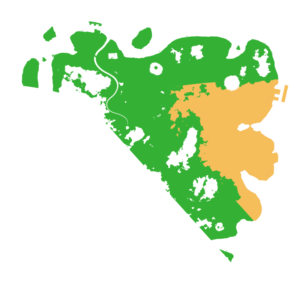 Biome Rust Map: Procedural Map, Size: 3500, Seed: 1100371262