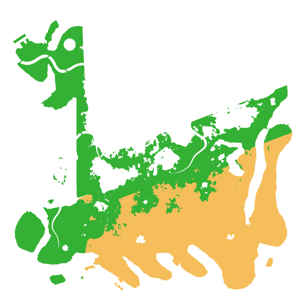 Biome Rust Map: Procedural Map, Size: 4500, Seed: 2742