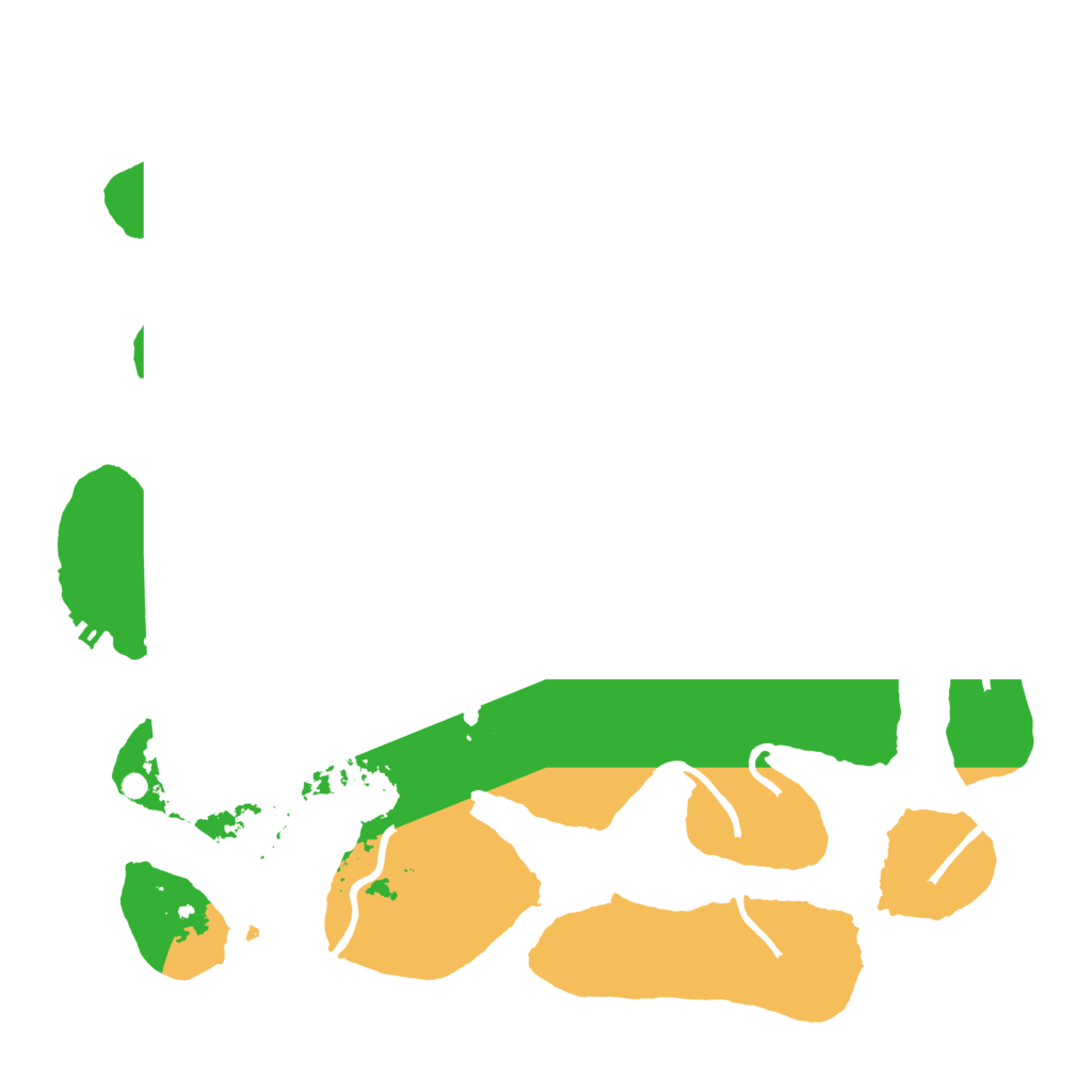 Biome Rust Map: Procedural Map, Size: 3700, Seed: 618024428