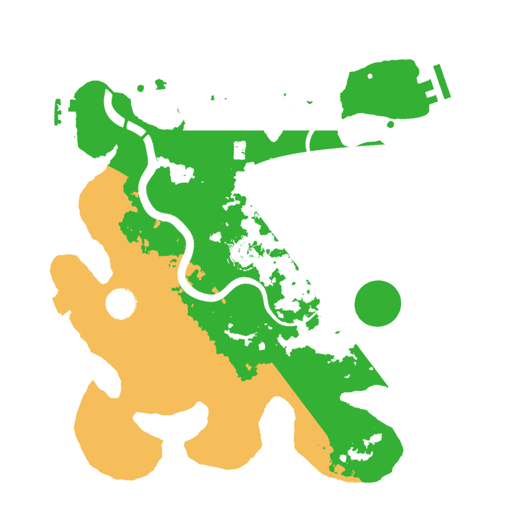 Biome Rust Map: Procedural Map, Size: 3000, Seed: 31801