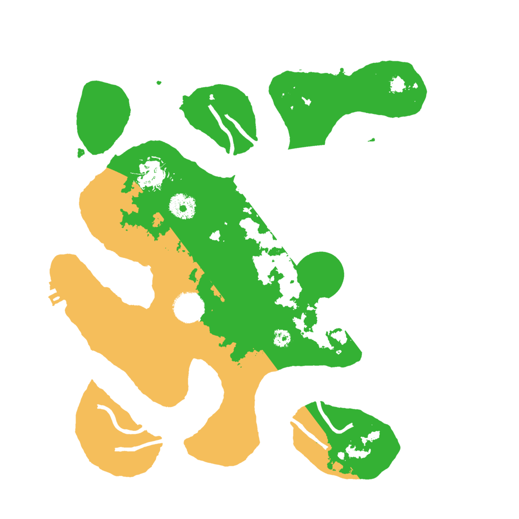 Biome Rust Map: Procedural Map, Size: 3000, Seed: 31801