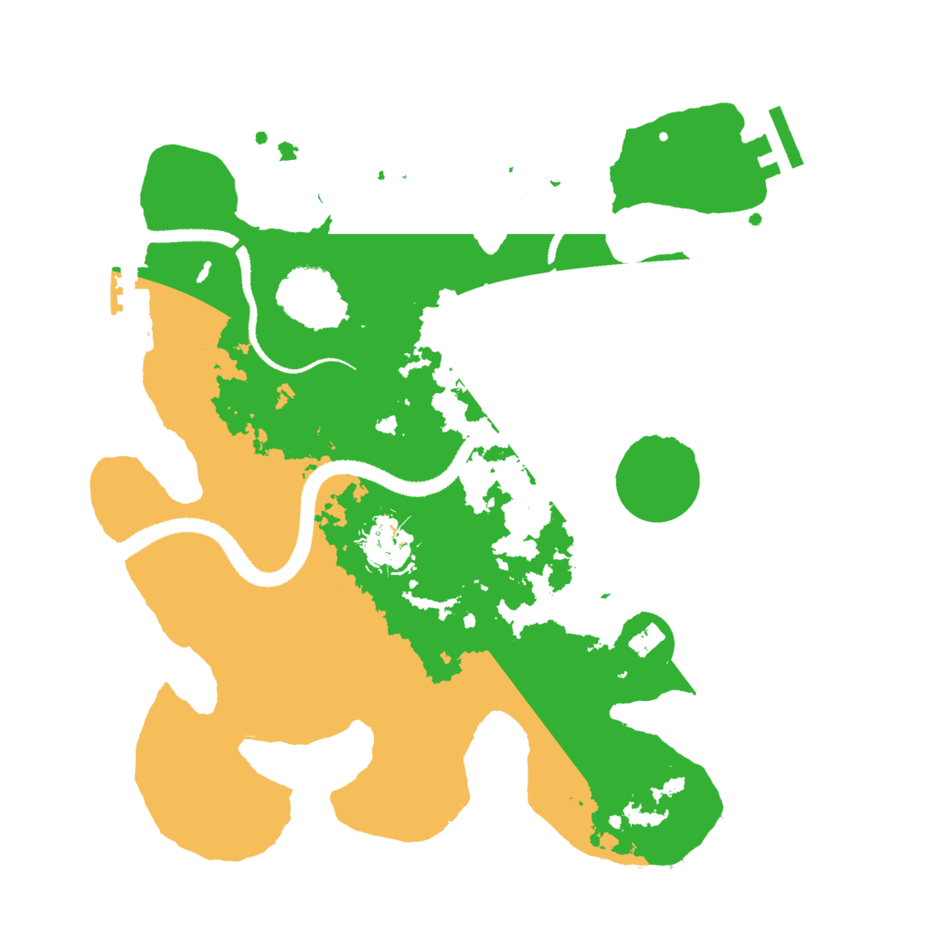 Biome Rust Map: Procedural Map, Size: 3000, Seed: 31801