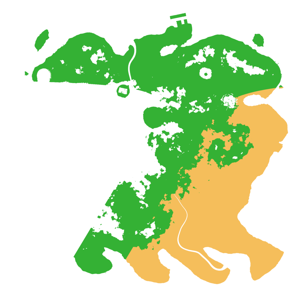 Biome Rust Map: Procedural Map, Size: 3850, Seed: 71169250