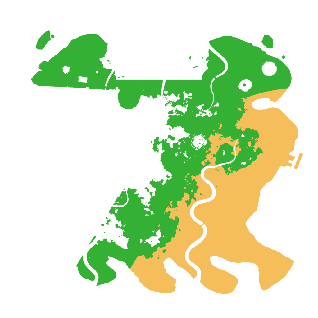 Biome Rust Map: Procedural Map, Size: 3850, Seed: 71169250