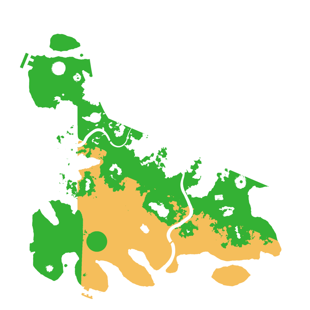 Biome Rust Map: Procedural Map, Size: 4000, Seed: 227007