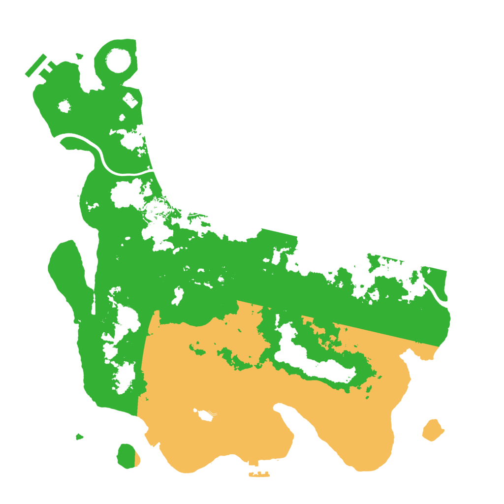 Biome Rust Map: Procedural Map, Size: 3700, Seed: 1207218029