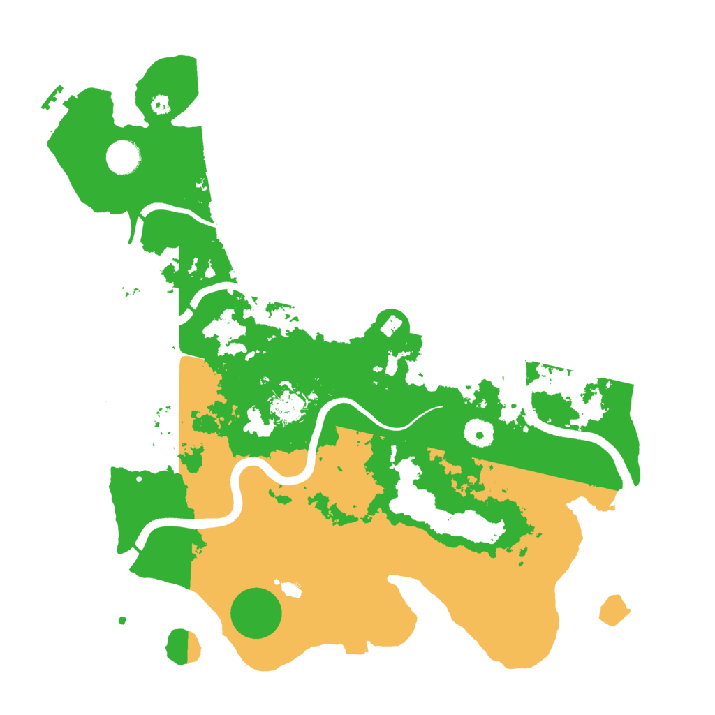 Biome Rust Map: Procedural Map, Size: 3700, Seed: 1207218029