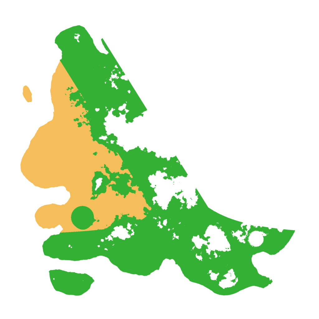 Biome Rust Map: Barren, Size: 3700, Seed: 234176864