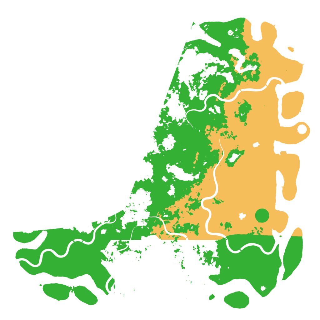 Biome Rust Map: Procedural Map, Size: 6000, Seed: 34139029