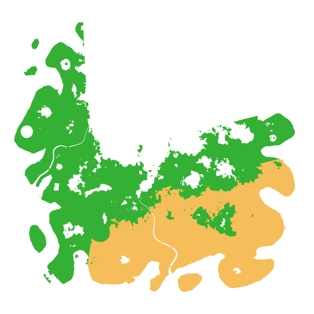 Biome Rust Map: Procedural Map, Size: 4500, Seed: 42363556