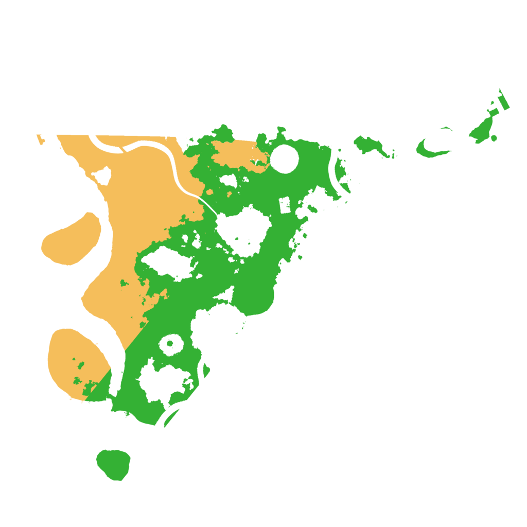 Biome Rust Map: Procedural Map, Size: 3500, Seed: 1698752654