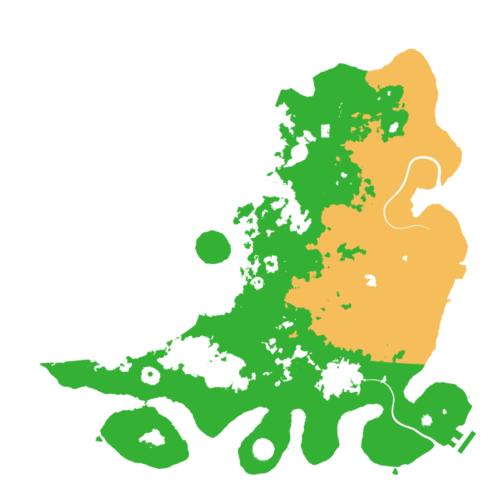 Biome Rust Map: Procedural Map, Size: 4000, Seed: 2024216726