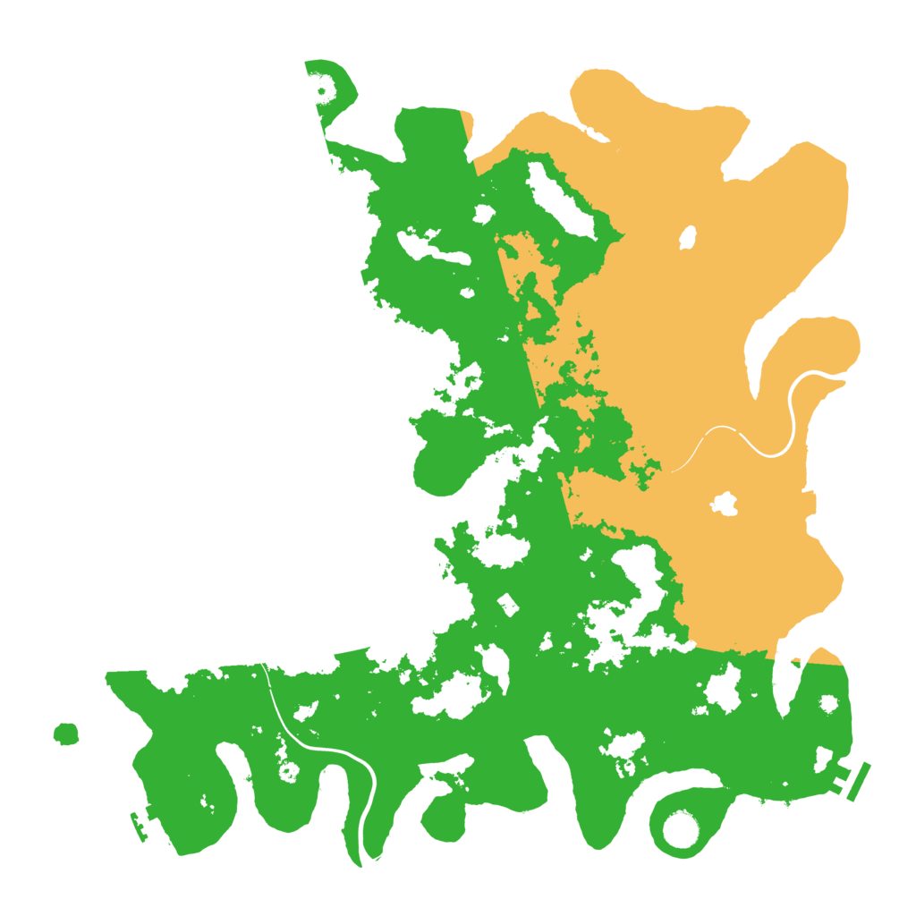 Biome Rust Map: Procedural Map, Size: 4500, Seed: 4202137