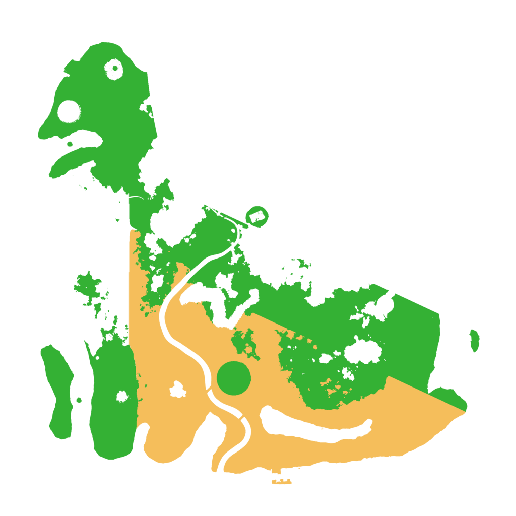 Biome Rust Map: Procedural Map, Size: 4000, Seed: 121507