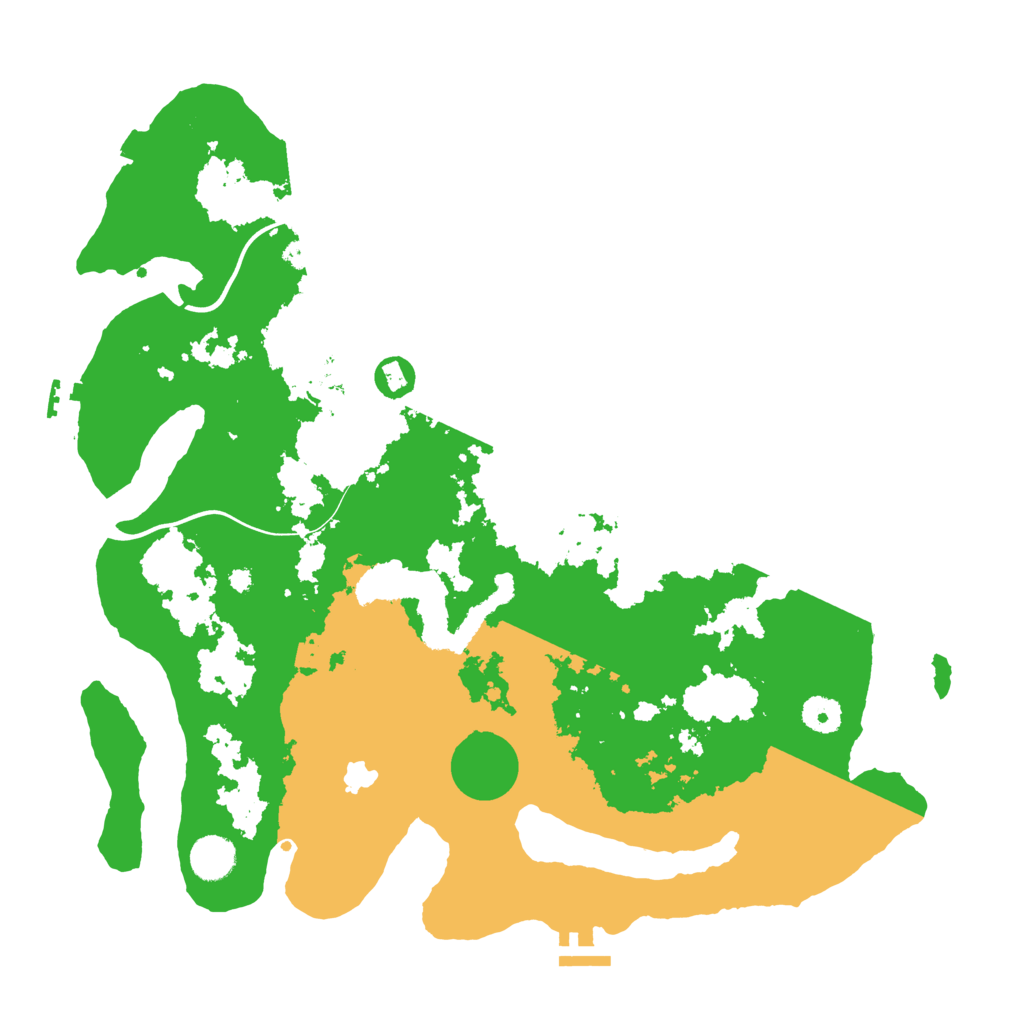 Biome Rust Map: Procedural Map, Size: 4000, Seed: 121507