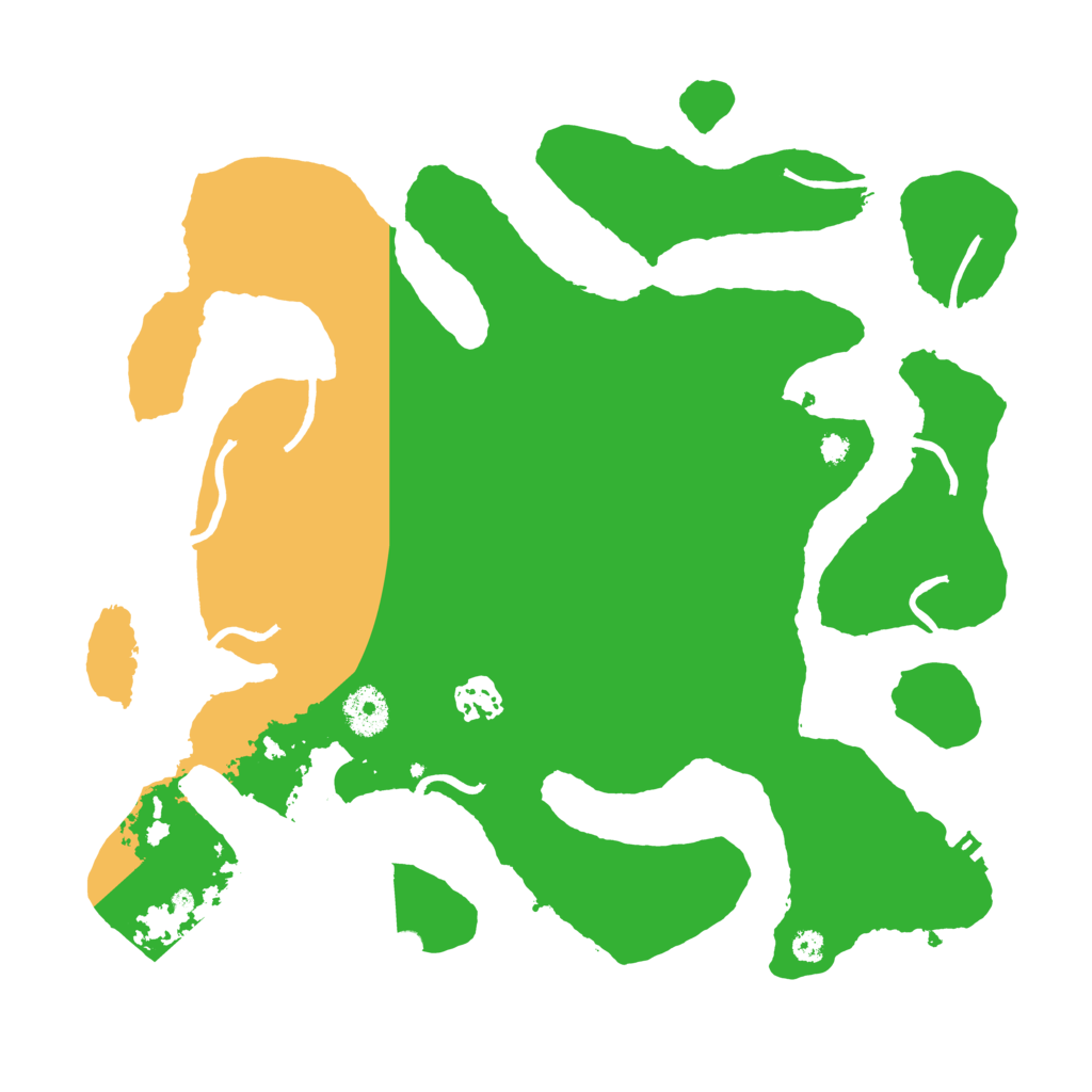 Biome Rust Map: Procedural Map, Size: 3500, Seed: 337349757