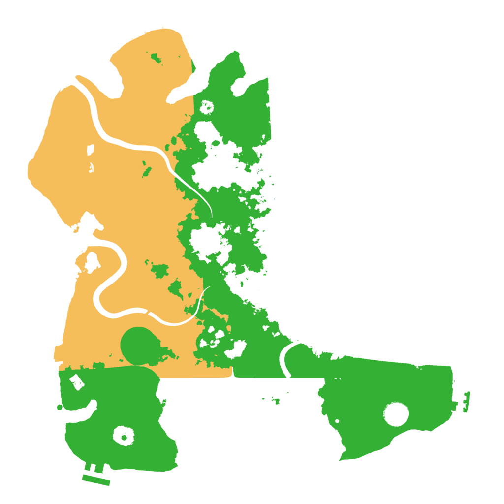 Biome Rust Map: Procedural Map, Size: 3650, Seed: 1679560441