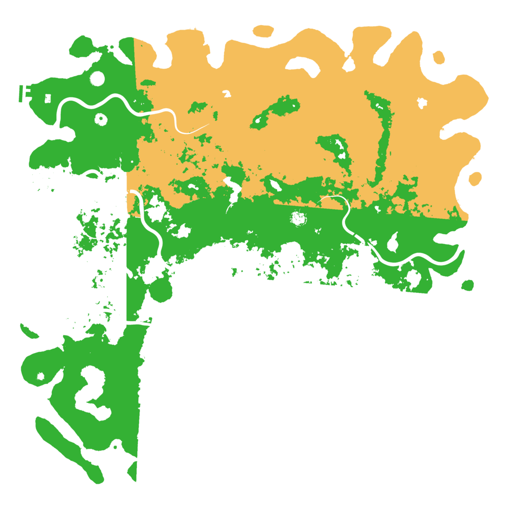 Biome Rust Map: Procedural Map, Size: 6000, Seed: 106084701