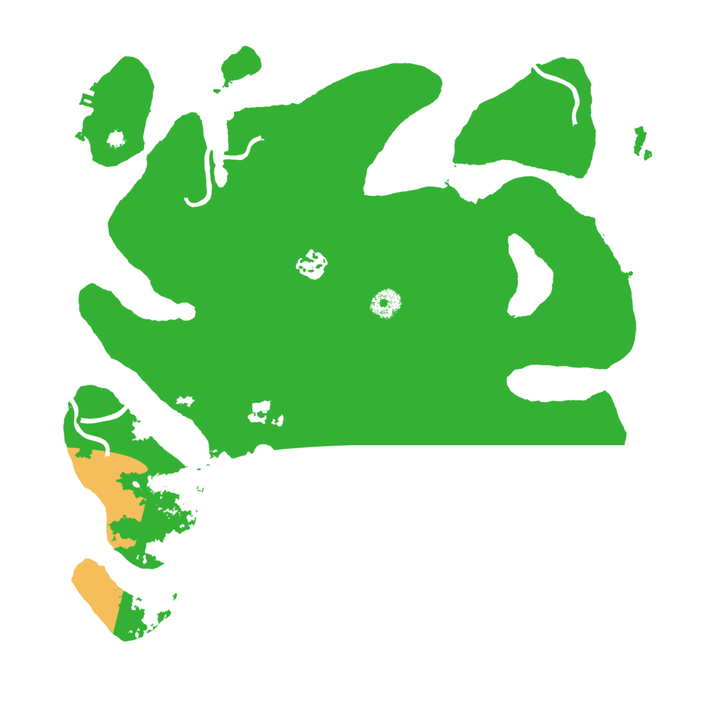 Biome Rust Map: Procedural Map, Size: 3600, Seed: 139959896