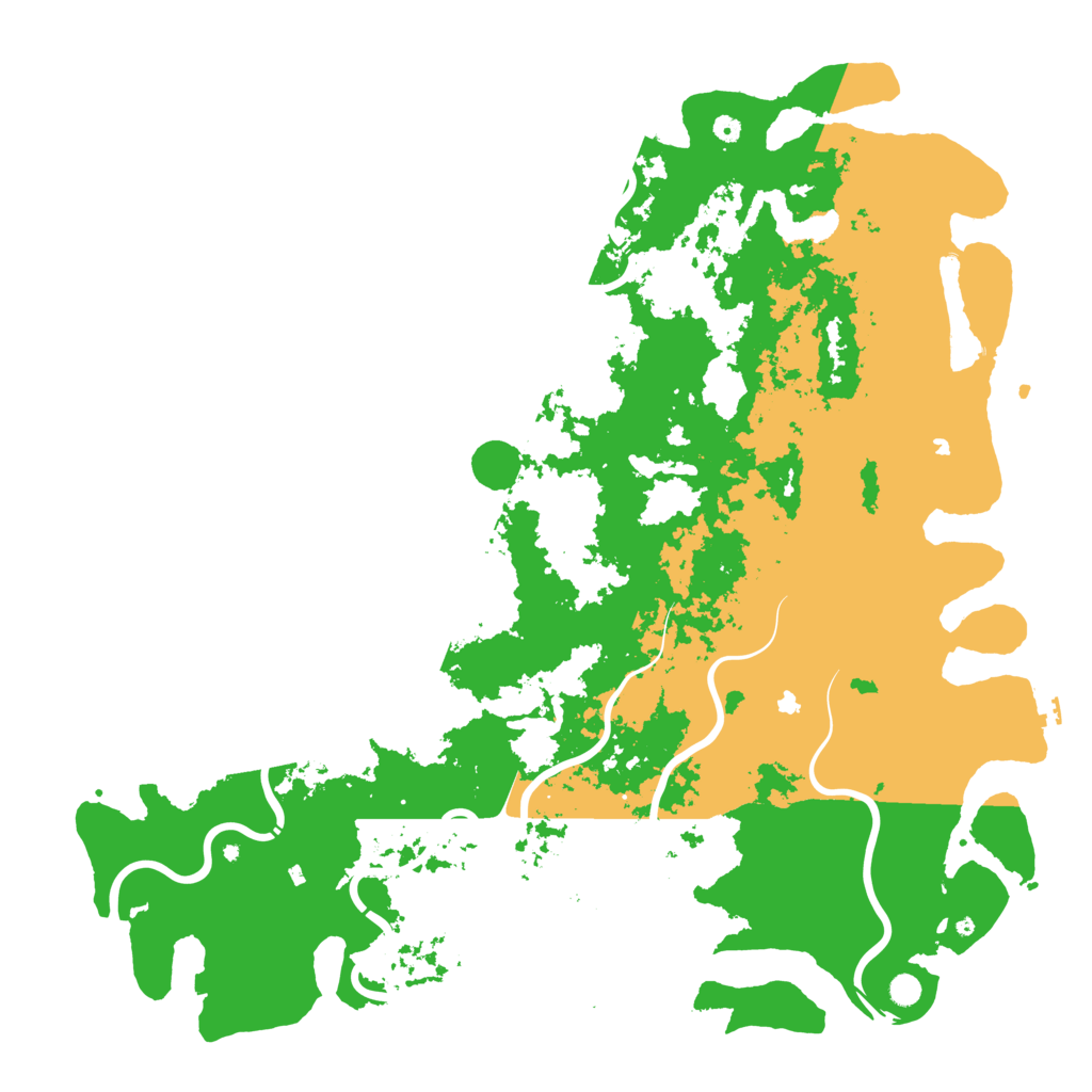 Biome Rust Map: Procedural Map, Size: 6000, Seed: 667474350