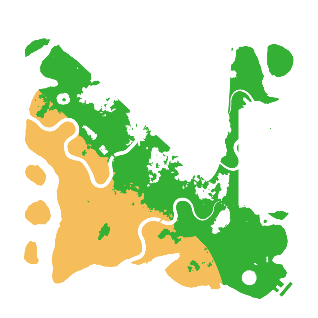 Biome Rust Map: Procedural Map, Size: 3800, Seed: 65299913