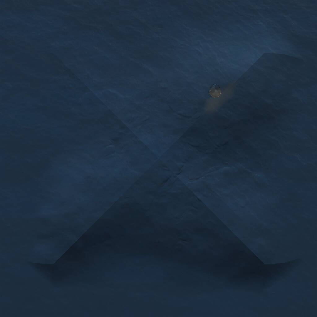 Rust Map: Procedural Map, Size: 1000, Seed: 1597531, 1 Monuments