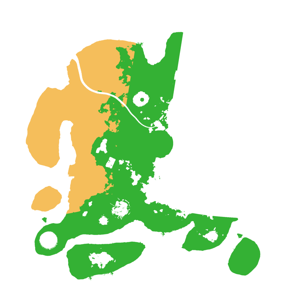 Biome Rust Map: Procedural Map, Size: 3000, Seed: 987426727