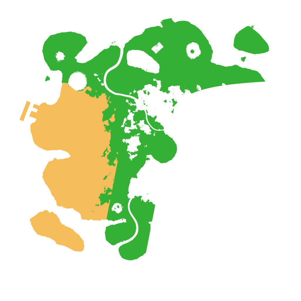 Biome Rust Map: Procedural Map, Size: 3000, Seed: 1676330736