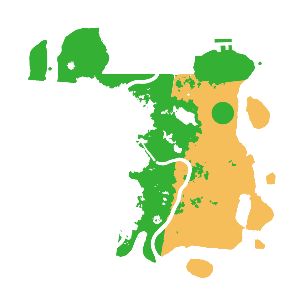 Biome Rust Map: Procedural Map, Size: 3500, Seed: 1389612589