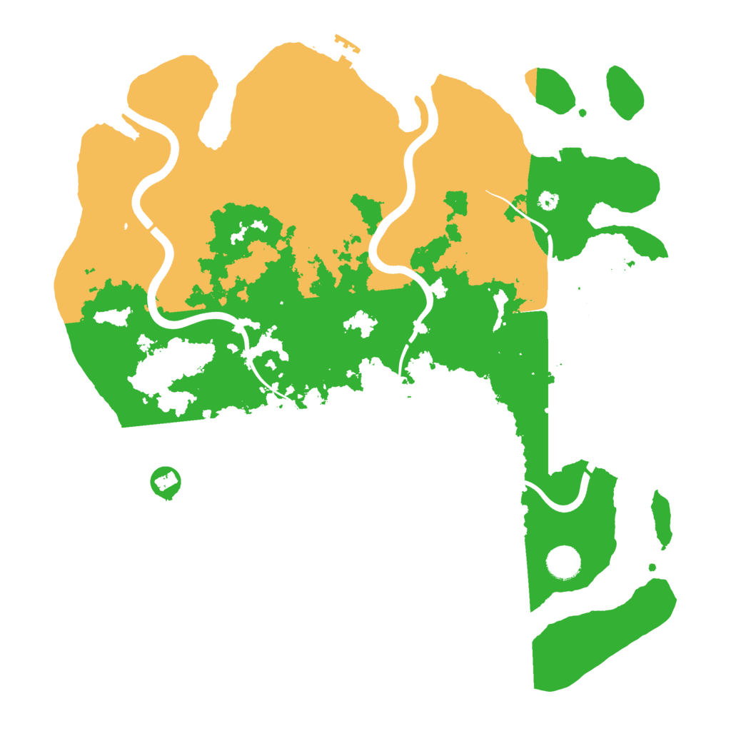 Biome Rust Map: Procedural Map, Size: 3800, Seed: 680058010