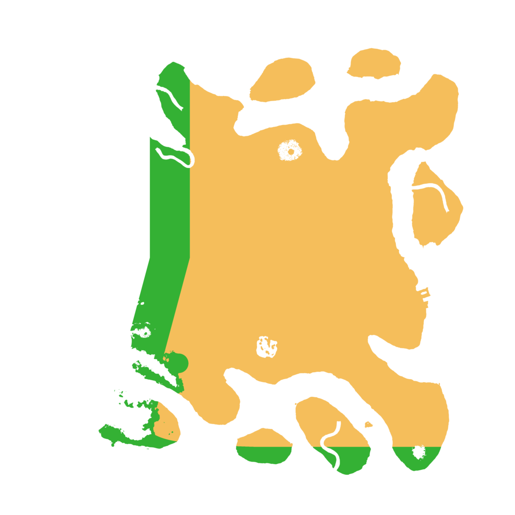 Biome Rust Map: Procedural Map, Size: 3500, Seed: 181968046
