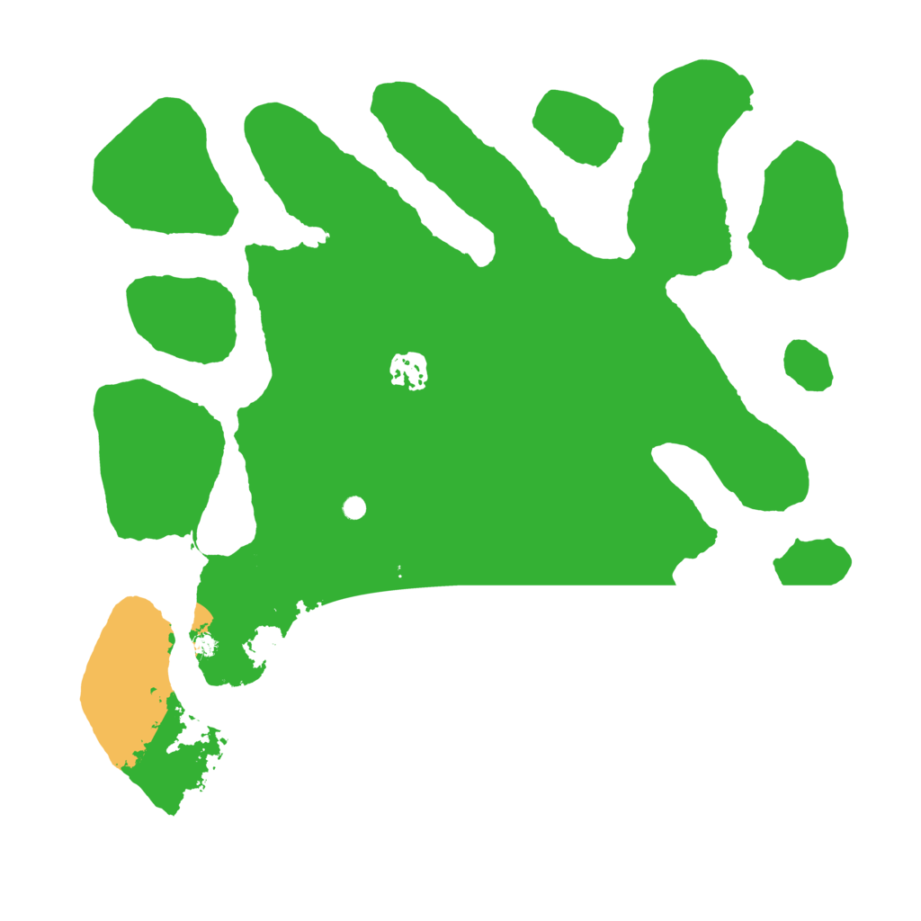 Biome Rust Map: Barren, Size: 3500, Seed: 153427989