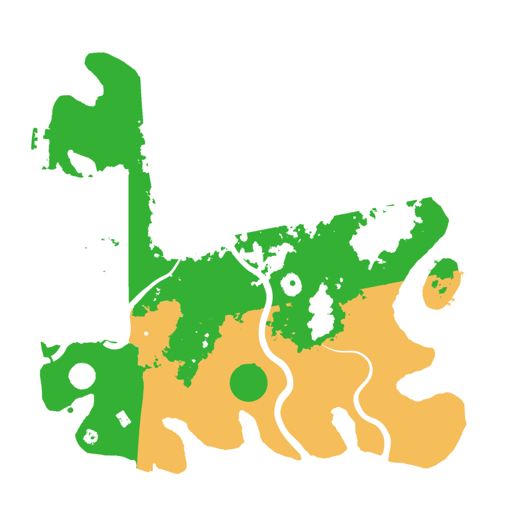 Biome Rust Map: Procedural Map, Size: 3600, Seed: 3645215