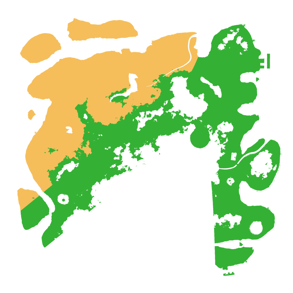Biome Rust Map: Procedural Map, Size: 4000, Seed: 1181953043
