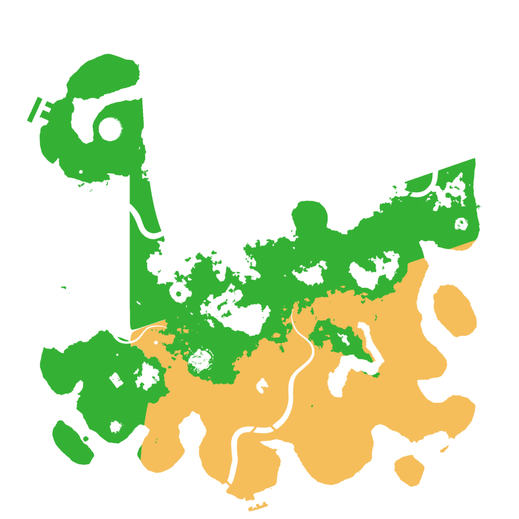 Biome Rust Map: Procedural Map, Size: 4000, Seed: 952782