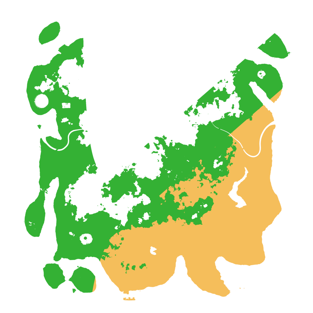 Biome Rust Map: Procedural Map, Size: 4000, Seed: 3213