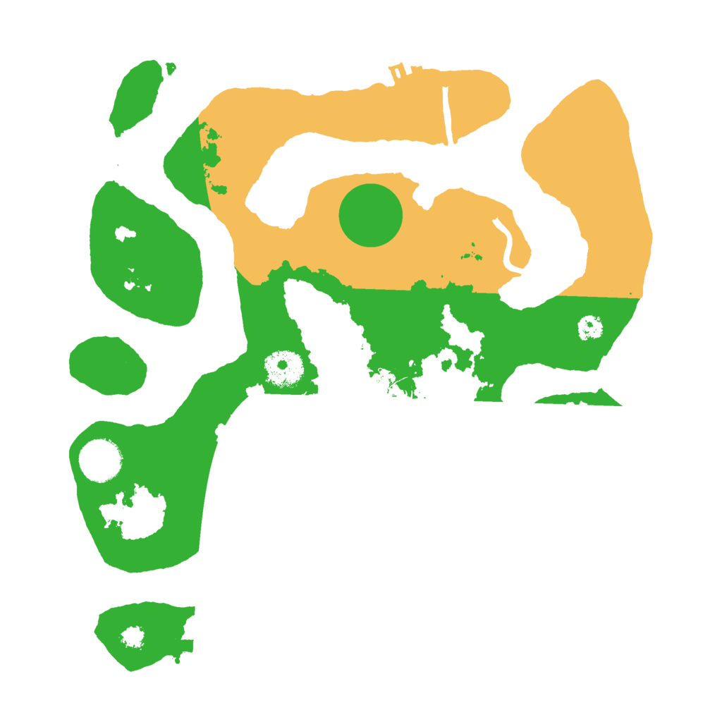 Biome Rust Map: Procedural Map, Size: 3000, Seed: 192021