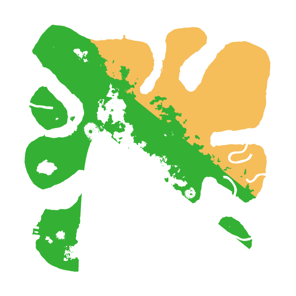 Biome Rust Map: Procedural Map, Size: 3000, Seed: 998939