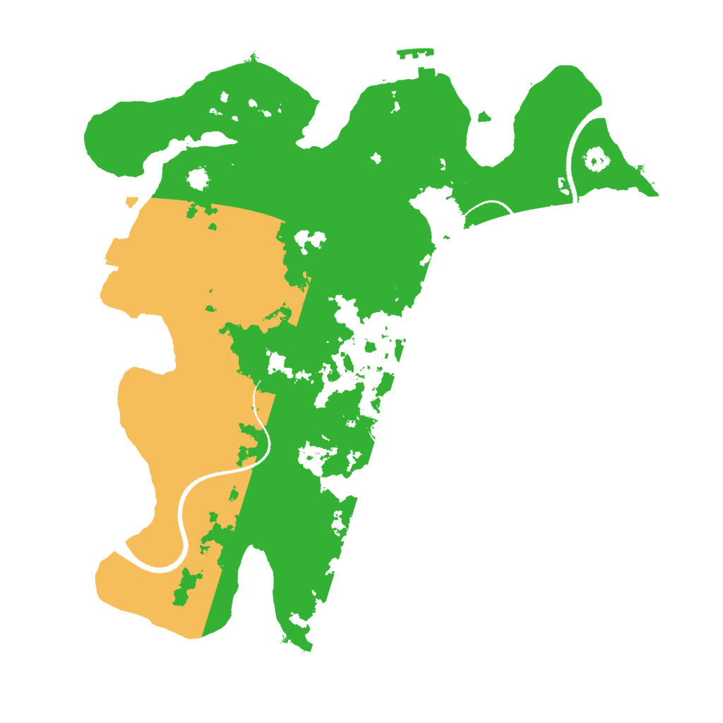 Biome Rust Map: Procedural Map, Size: 3000, Seed: 495384