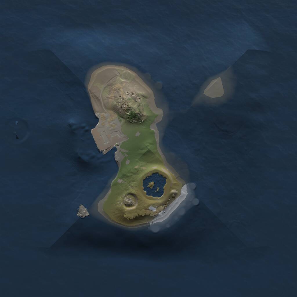 Rust Map: Procedural Map, Size: 1250, Seed: 20, 1 Monuments