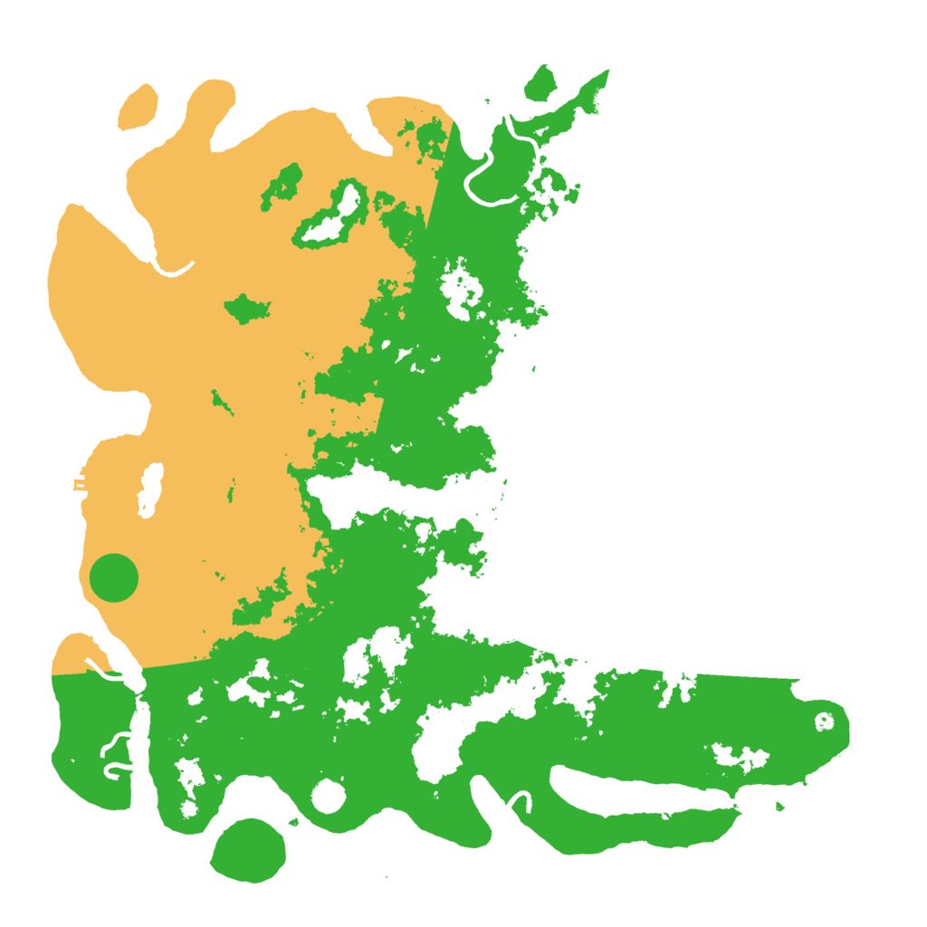 Biome Rust Map: Procedural Map, Size: 5000, Seed: 827287