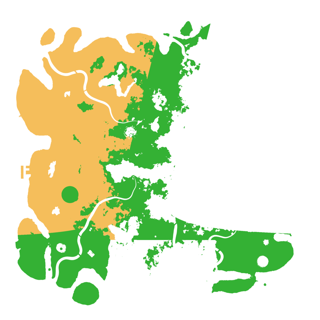 Biome Rust Map: Procedural Map, Size: 5000, Seed: 827287