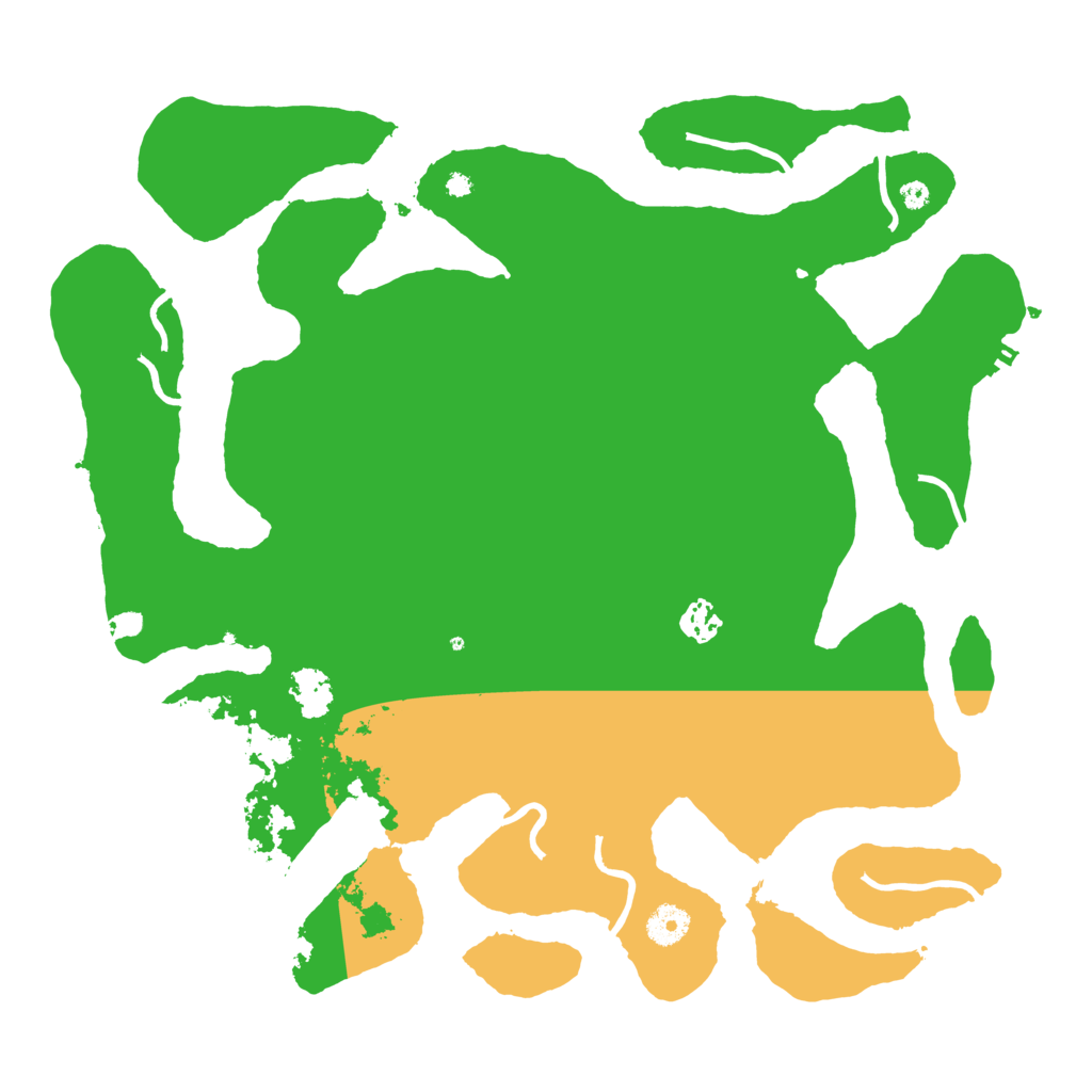 Biome Rust Map: Procedural Map, Size: 4000, Seed: 4354356