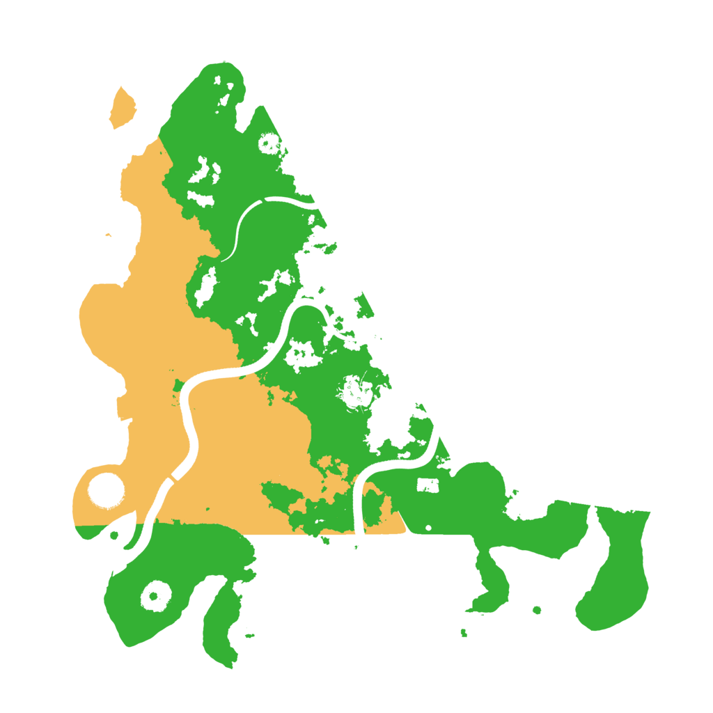 Biome Rust Map: Procedural Map, Size: 3500, Seed: 483971