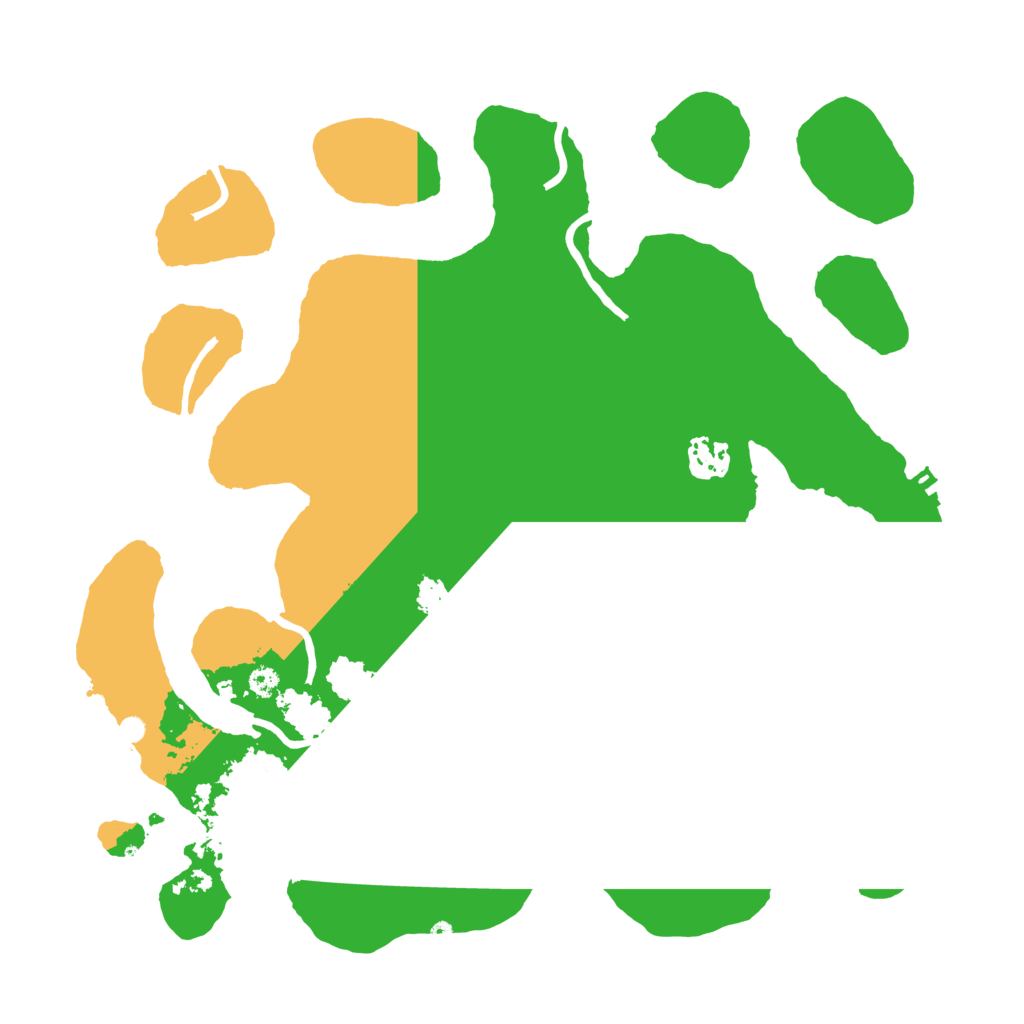 Biome Rust Map: Procedural Map, Size: 3500, Seed: 864225526