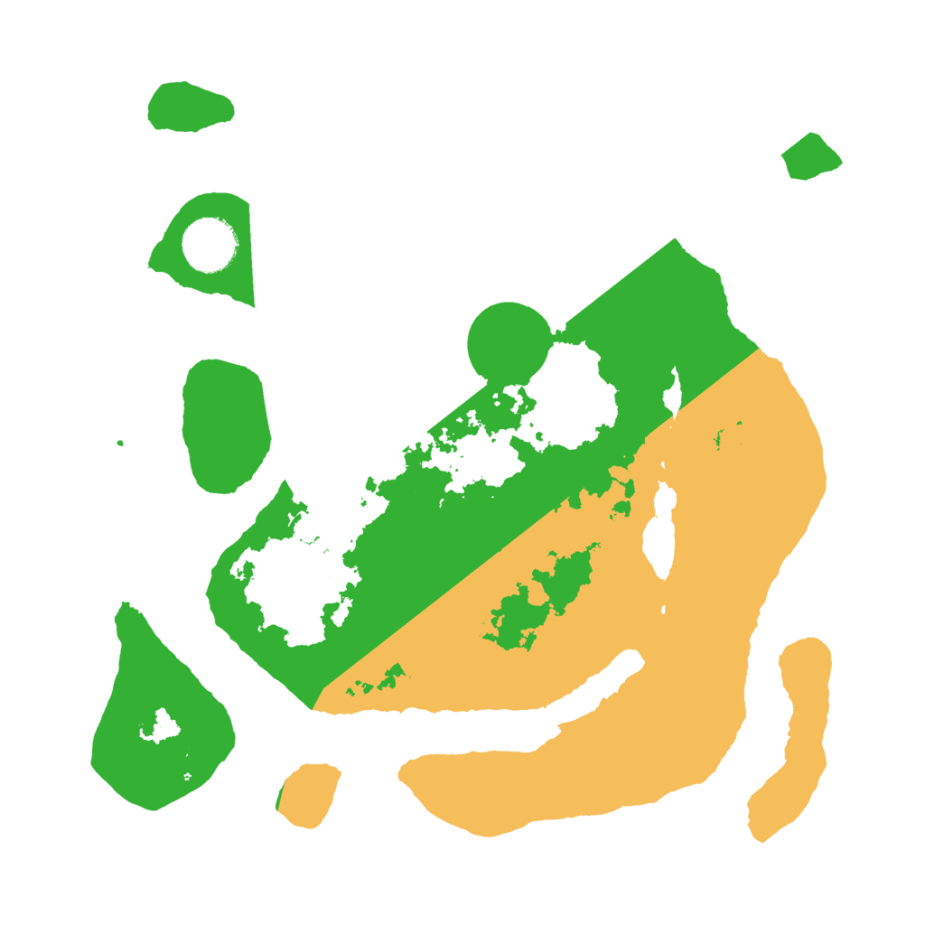 Biome Rust Map: Barren, Size: 3000, Seed: 952127689