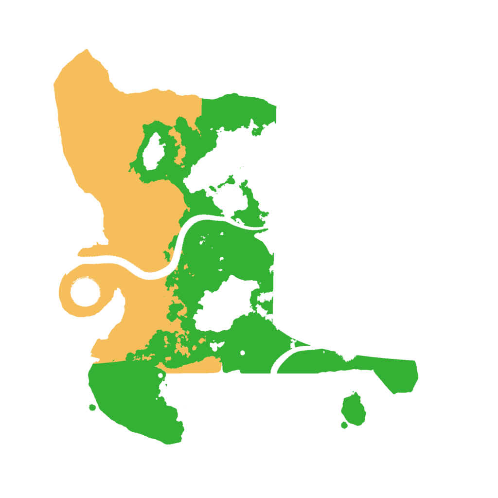 Biome Rust Map: Procedural Map, Size: 3000, Seed: 336454