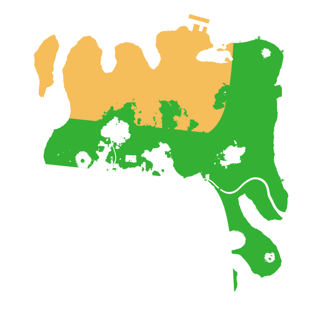 Biome Rust Map: Procedural Map, Size: 3100, Seed: 67