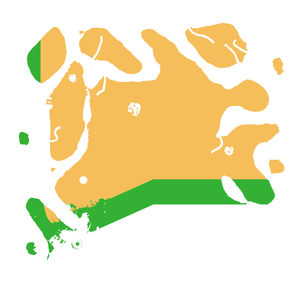 Biome Rust Map: Procedural Map, Size: 3498, Seed: 13818